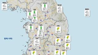[내일 날씨] 광복절 전국 흐림…남부지방 강한 비 '최대 150㎜'