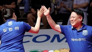 “조재호 끌고 김민아 마침표” NH농협카드, 하나카드 꺾고 중위권 도약…선두 휴온스 5연승[PBA팀리그 2R]