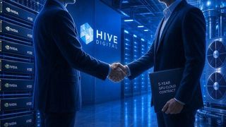 비트코인 채굴사 하이브 디지털, 4953억원 AI GPU 계약에 주가 11% 급등
