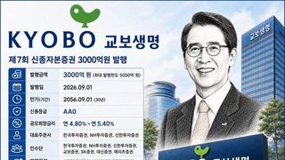 [DCM] 교보생명, K-ICS 강화 위해 신종자본증권 3000억 발행